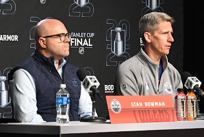 Oilers GM Stan Bowman & coach Kris Knoblauch